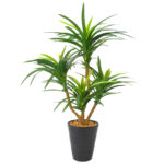 Artificial Yucca Bonsai Plant with ceramic Pot