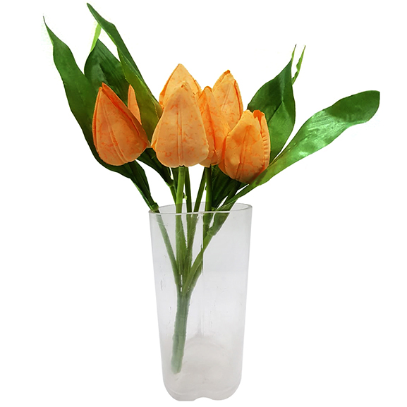 Artificial Yellow Tulip Flower Sticks