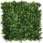 Beautiful UV Artificial Vertical Garden Wall Mat with Green Leaves (50 X 50 cm)