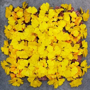 UV Artificial Vertical Wall Garden Mat with Yellow Leaves (50X50 cm)