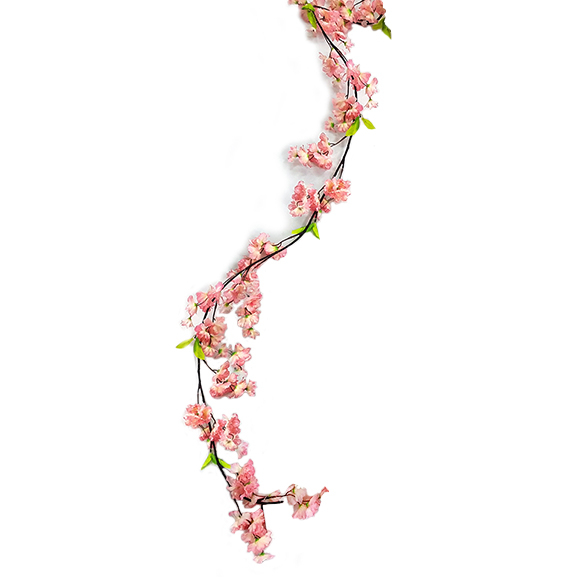 Artificial Peach Blossoms Hanging Flower For Home Decoration