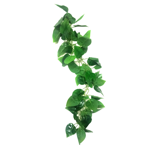 Artificial Green Vines Money Plant Leaves for Decoration Pack of 5 Each 7  feet