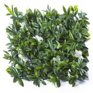 UV Protected Artificial Vertical Garden Mat with Mixed Green Leaves( 50X50 cm)
