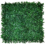 UV Coated Artificial Vertical Garden Mat with Green leaves(50X50 cm)