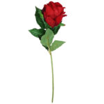 Artificial Single Stem Rose Flower For Decor