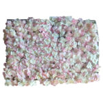 Non UV Artificial Vertical Garden Mat with Mixed Pink and white flowers (40X60 cm)