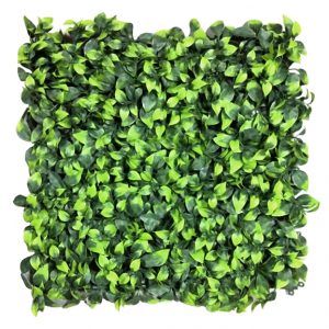 UV Coated Beautiful Artificial Vertical Garden Mat with Mixed Green Leaves(50X50 cm)