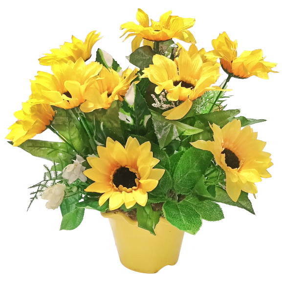 Artificial Sunflower Arrangement for Decor