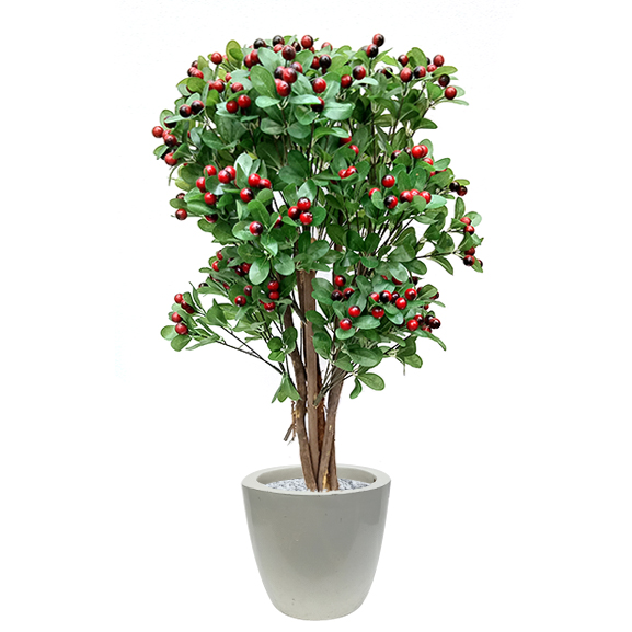 Artificial Handmade Cherry Plant (3 ft)