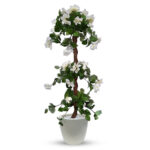 Elen Artificial Handmade Bougainvillea White Plant