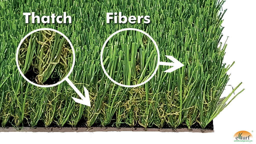 Artificial Grass Thatch & Fibers