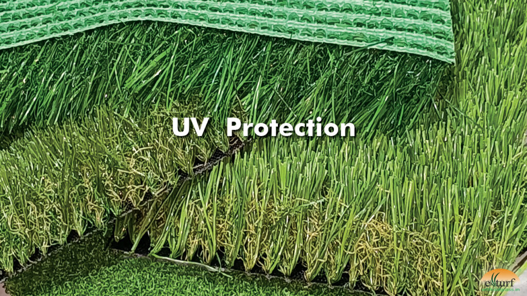 High-quality artificial grass comes with UV protection,