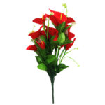 Elen Artificial Red Velvet Anthurium 48cm