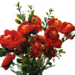 Elen Artificial Peony Bunch Orange