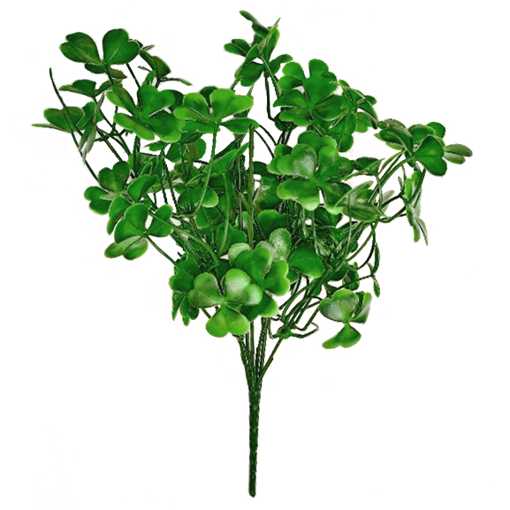 Artificial Green Four cloves Bush