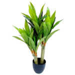 Artificial Dracaena Plant with Pot (3 ft)