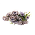 Artificial Dove Rose Bunch