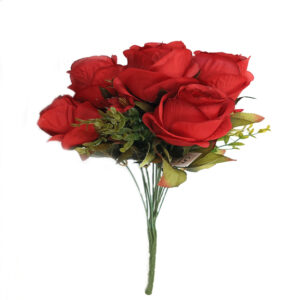 Artificial Red Rose Bunch